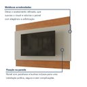 Ver imagem 5 de Rack com Painel para TV até 65 Polegadas 185cm x 187cm 100% MDF e Pés em Madeira Maciça Ares
