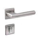 Ver imagem 2 de Fechadura externa de inox lixado 55mm 454 La Fonte