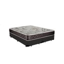 Ver imagem 1 de Cama Box Queen Colchão Aylla Espuma D33 NK Camas + Box Sintético 62x158x198 Cor:Cinza