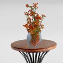 Ver imagem 3 de Kit 18 Galhos Mosquitinho Artificial Laranja Atacado Decoração e Festa