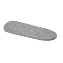 Ver imagem 1 de Bandeja Decorativa Oval Poliresina Cinza Pequena para Salas