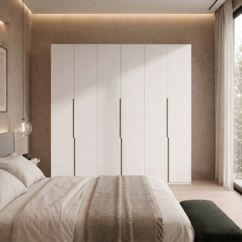 Guarda-Roupa Grande Casal 6 Portas 6 Gavetas Breeze