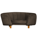 Ver imagem 1 de Poltrona Cama Pet Lady Estofada Tecido Veludo:marrom