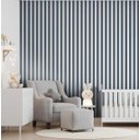 Ver imagem 3 de Papel de Parede Bobinex Revoada - Listra Azul Marinho 4420