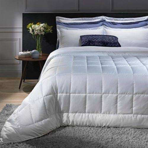 Jogo de Cama Casal Hedrons Luma Comfort Branco - 2