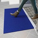 Ver imagem 1 de Tapete Capacho Porta Casa Liso 60cm X 40cm - Azul