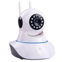 Ver imagem 1 de Câmera IP Sem Fio Wifi HD 720p Robo Wireless, Com áudio, Grava em Cartão SD, com 2 Antenas e Vis