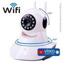 Ver imagem 2 de Câmera IP Sem Fio Wifi HD 720p Robo Wireless, Com áudio, Grava em Cartão SD, com 2 Antenas e Vis
