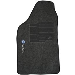 Jogo de Tapete Automotivo Carpete Gol Quadrado Bola G2 G3 G4 G5 1980 à 2013 Soft Logo Bordado 5 Pçs  - 4