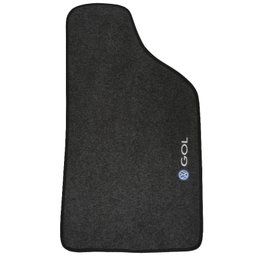 Jogo de Tapete Automotivo Carpete Gol Quadrado Bola G2 G3 G4 G5 1980 à 2013 Soft Logo Bordado 5 Pçs  - 5