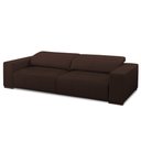 Ver imagem 6 de Sofá Decorativo Barbosa 3 Lugares Sala de Estar 250cm Reclinável e Retrátil Couro Marrom Chocolate G