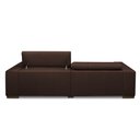 Ver imagem 7 de Sofá Decorativo Barbosa 3 Lugares Sala de Estar 250cm Reclinável e Retrátil Couro Marrom Chocolate G