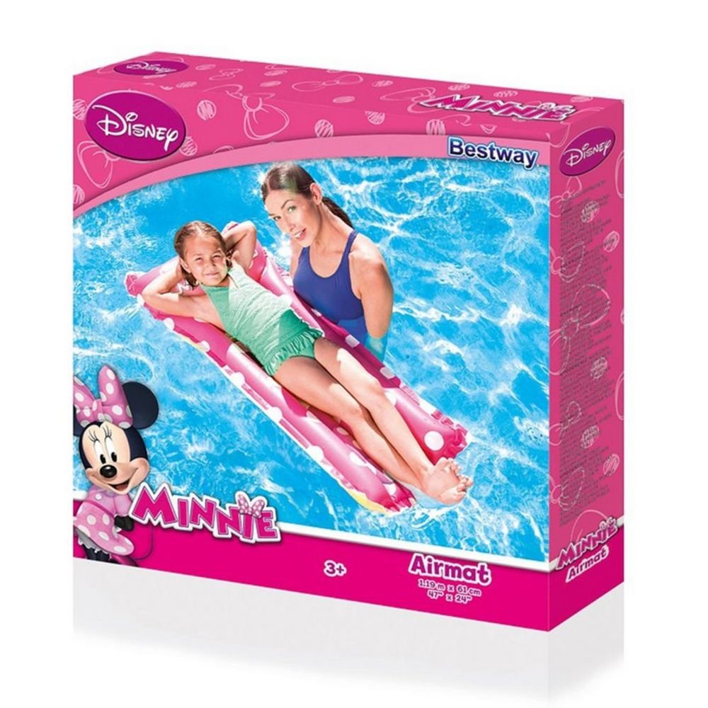 Colchão Inflável Infantil para Piscina Minnie 1,19M Bestway - 2