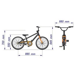 Bicicleta - Apollo - Aro 20 - Nathor NAT160003 - 4