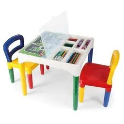 Mesinha Didática Infantil com Cadeiras 5825 Poliplac POL5825 - 1