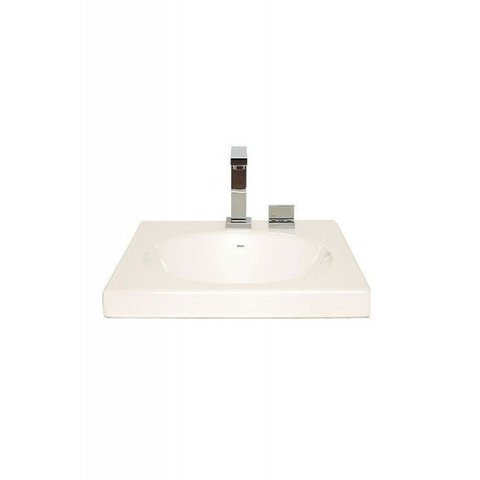 Cuba Deca L.103.17 de Sobrepor Retangular Côncava Branca