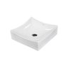 Cuba de Apoio Quadrada Branca 13x40x40cm - 1
