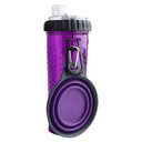 Ver imagem 7 de Copo Bebedouro Comedouro 2X1 Multiuso Raçao Agua Viagem Passeios Portatil Animais Cachorro Cao Dog