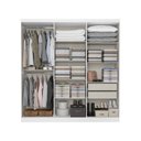 Ver imagem 4 de Guarda-Roupa Casal 6 Portas 2 Gavetas com Espelho e Chave 219x210x47cm Presence Branco