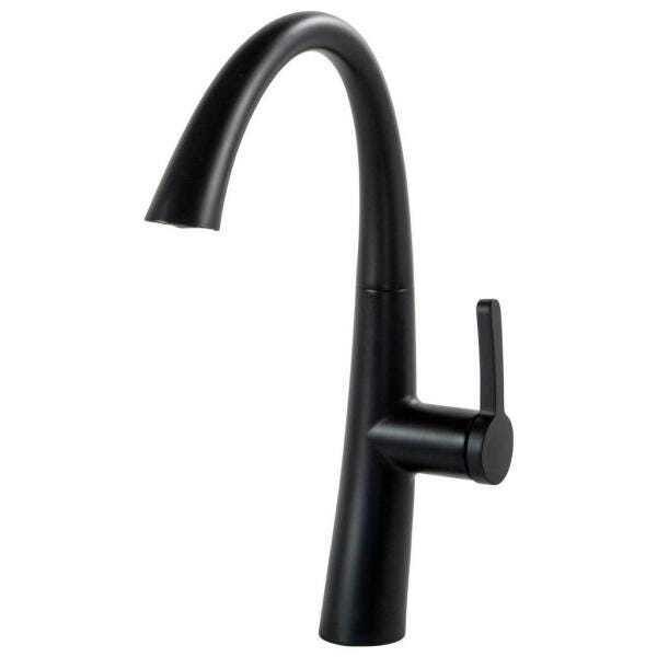 Misturador Monocomando Gourmet Preto Fosco MVG08