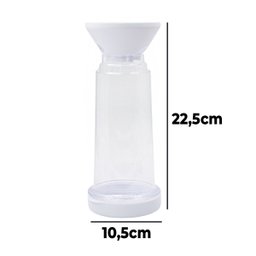 Tapioqueira Peneira Polvilhador Armazenar Utensílio Cozinha:branco - 4