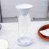 Tapioqueira Peneira Polvilhador Armazenar Utensílio Cozinha:branco - 2