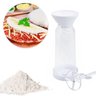 Tapioqueira Peneira Polvilhador Armazenar Utensílio Cozinha:branco - 3