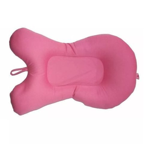 Almofada Para Banho Bebê Banheira Sapeca Kids Rosa