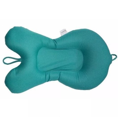 Almofada Para Banho Bebê Banheira Sapeca Kids Verde