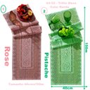 Ver imagem 4 de Trilho para Mesa Interlar Renda 100% Poliéster Color 40cm X 150cm ( 02 Unidades )rose e Pistache