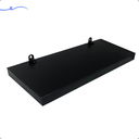 Ver imagem 1 de 1 Prateleira Preta 25X10 Com Suporte Flutuante Mdf Organizadora Decoração Cozinha Quarto Banheiro