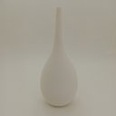 Ver imagem 4 de Vaso Decorativo Enfeite Casa Cerâmica 38x38x38cm Branco