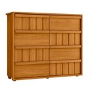 Ver imagem 2 de Cômoda Tarsila 100% Mdf Ripado 8 Gavetas - 7 Decor Cinamomo