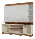 Ver imagem 4 de Estante Home para Tv até 65 Denver Mobler Cinamomo/off White
