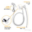 Ver imagem 2 de Kit Ducha Higiênica para Ligação na Caixa Acoplada C61-cr Ducha Sanitária Chuveirinho Vaso