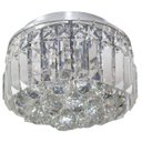 Ver imagem 5 de Lustre Plafon Cristal K9 Transparente Bella Hu1102 4G9 25cm + Lâmpada G9 LED 5W 3000K St931