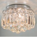 Ver imagem 7 de Lustre Plafon Cristal K9 Transparente Bella Hu1102 4G9 25cm + Lâmpada G9 LED 5W 3000K St931
