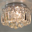 Ver imagem 2 de Lustre Plafon Cristal K9 Transparente Bella Hu1102 4G9 25cm + Lâmpada G9 LED 5W 3000K St931