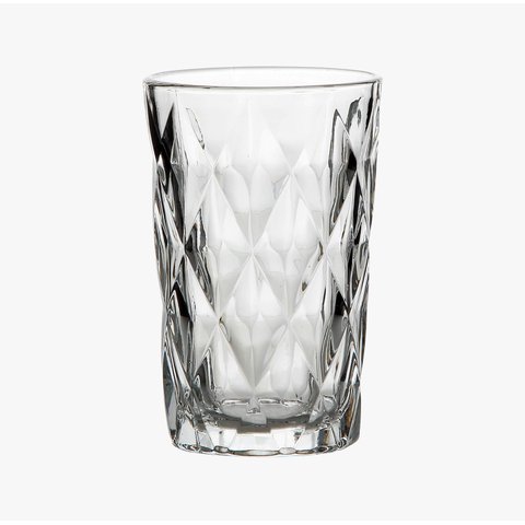 Jogo 6 Copos Diamante 350ml Clear