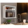 Suporte Nicho Prateleira Microondas Forno Branco - 2