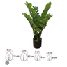 Planta Árvore Artificial Zamioculca Real Toque Verde - 70cm - 1
