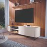 Rack para Tv Flow com 1.80 de Largura e Pés de Aço Off White - Potenza Móveis - 1