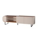 Ver imagem 3 de Rack para TV até 75 Polegadas Flow 180cm com 2 Portas Pés de Aço Moderno Potenza