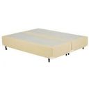 Ver imagem 1 de Cama(Box Queen Size+Colchão Mola) 158x198x26 Suede Bege
