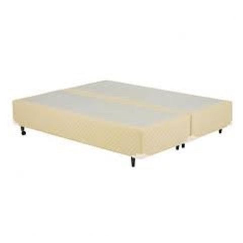 Cama(Box Queen Size+Colchão Mola) 158x198x26 Suede Bege