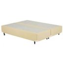 Ver imagem 1 de Cama(Box Queen Size+Colchão Mola) 158x198x26 Suede Bege