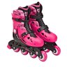  Patins Ajustáveis com Kit de Segurança 4 Rodas Tamanho 33 a 36 Barbie Fun Divirta-se - 1