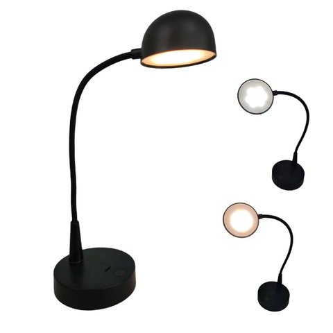 Luminaria Abajur Led Touch 3 Tons Recarregavel Usb Flexivel Casa Sala Quarto Cabeceira Trabalho Mesa