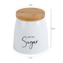 Ver imagem 4 de Pote de Açúcar 800ml Aço Carbono 11x12cm - Wp Connect - Branco