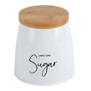 Ver imagem 1 de Pote de Açúcar 800ml Aço Carbono 11x12cm - Wp Connect - Branco